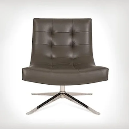 Contemporary Upholstered Swivel Chair